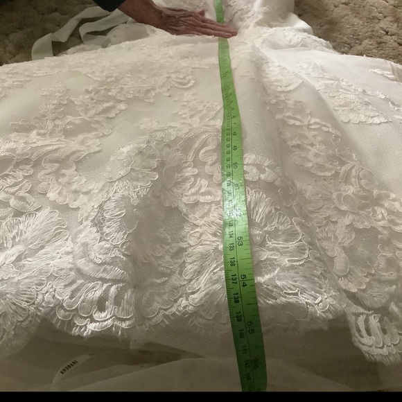 Enzoani Dakota wedding dress belt & veil included - Picture 13 of 16